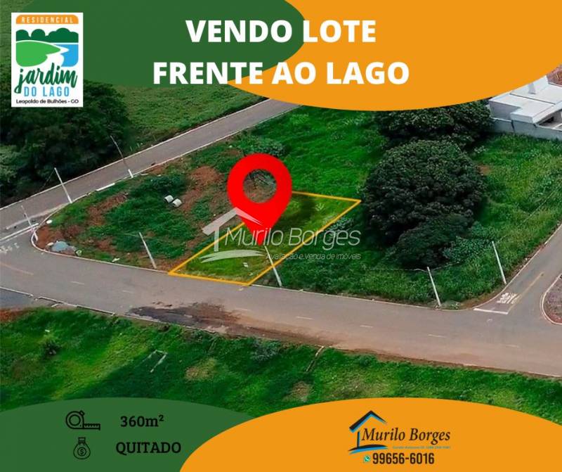 Lote venda JARDIM DO LAGO - Referência MB-442