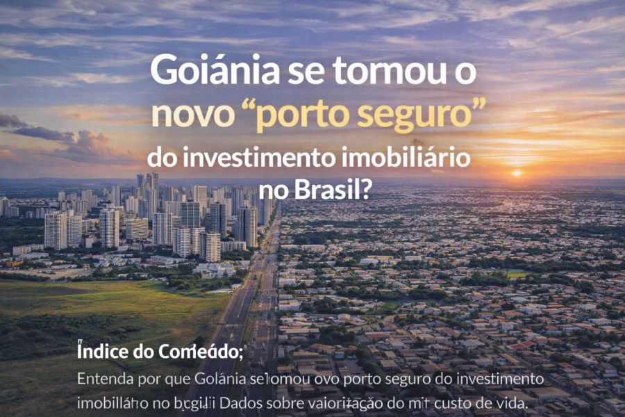 Por que Goiânia se tornou o novo porto seguro do investimento imobiliário no Brasil?